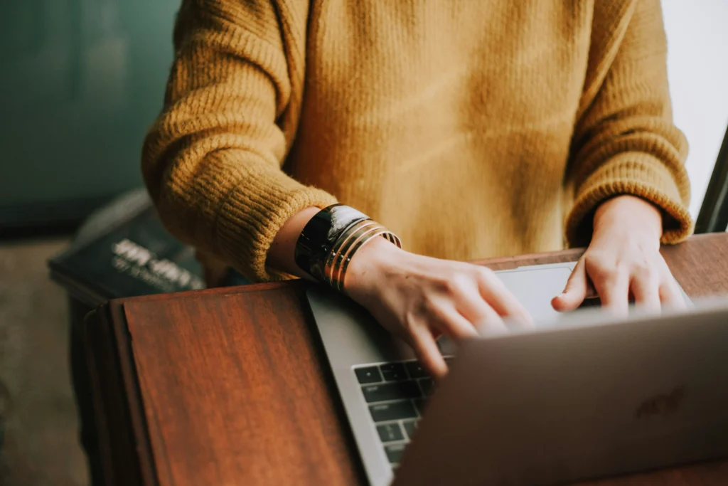 A customer making an online purchase from an international business.