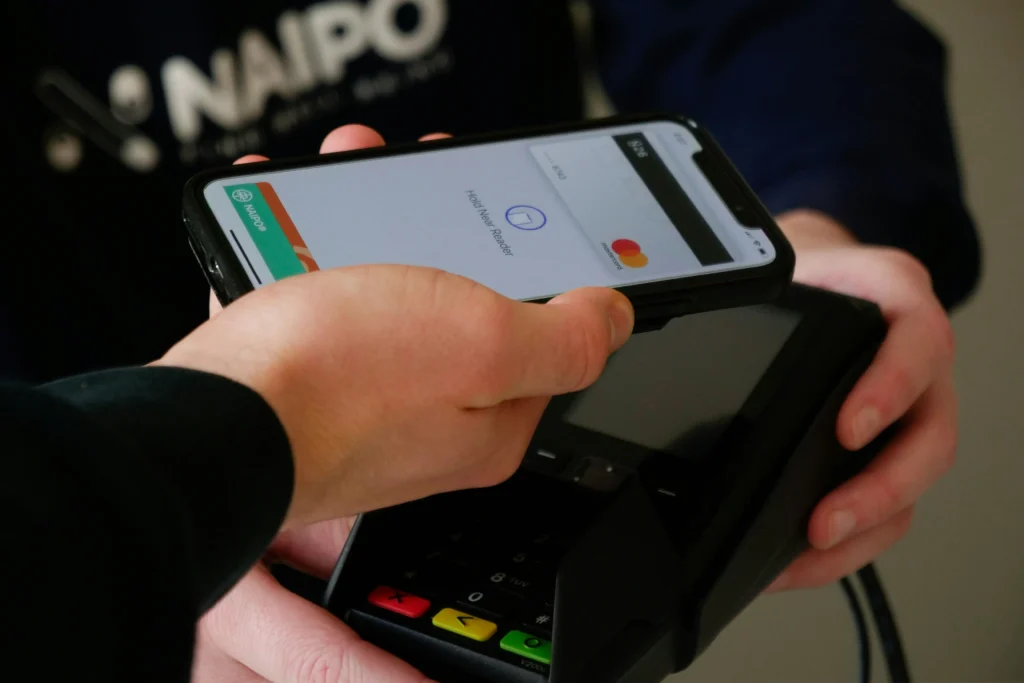 Credit card transactions can also be made via mobile means, connected to physical cards.