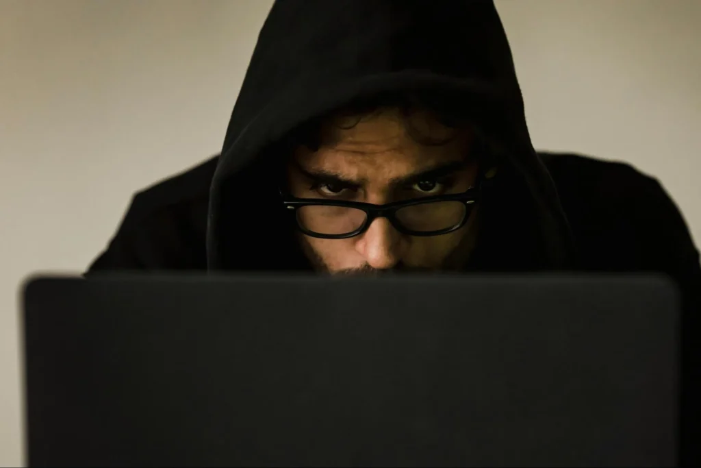 A hacker using sophisticated fraud methods, affecting a business’ revenue significantly.