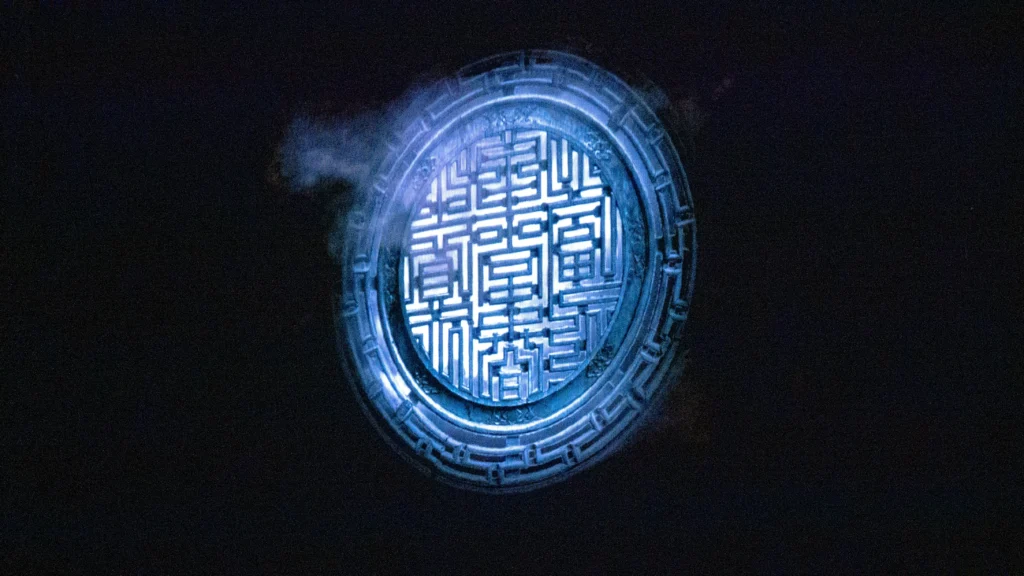 A fingerprint representing the use of biometric authentication.
